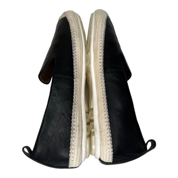 Blondo Bella Leather Espadrilles Women’s Size 9.5 Black Slip-On Flat Shoes - Picture 4 of 12